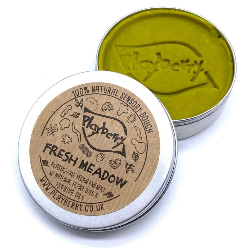 FRESH MEADOW green playdough SIDE VIEW