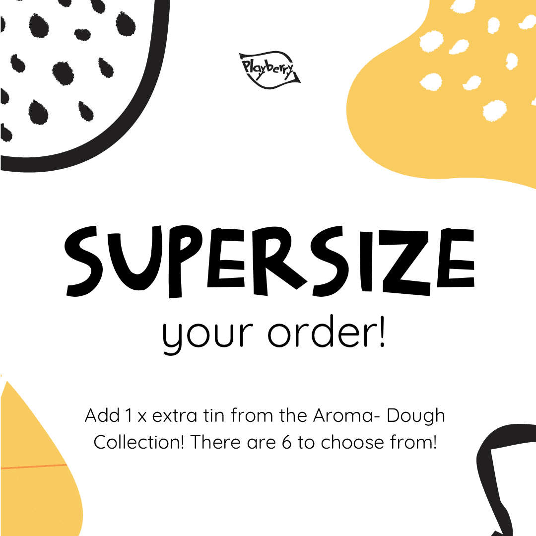supersize your rder with extra plant made dough tin