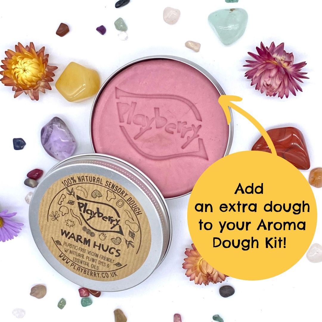 barbie pink playdough made from plants with gemstones
