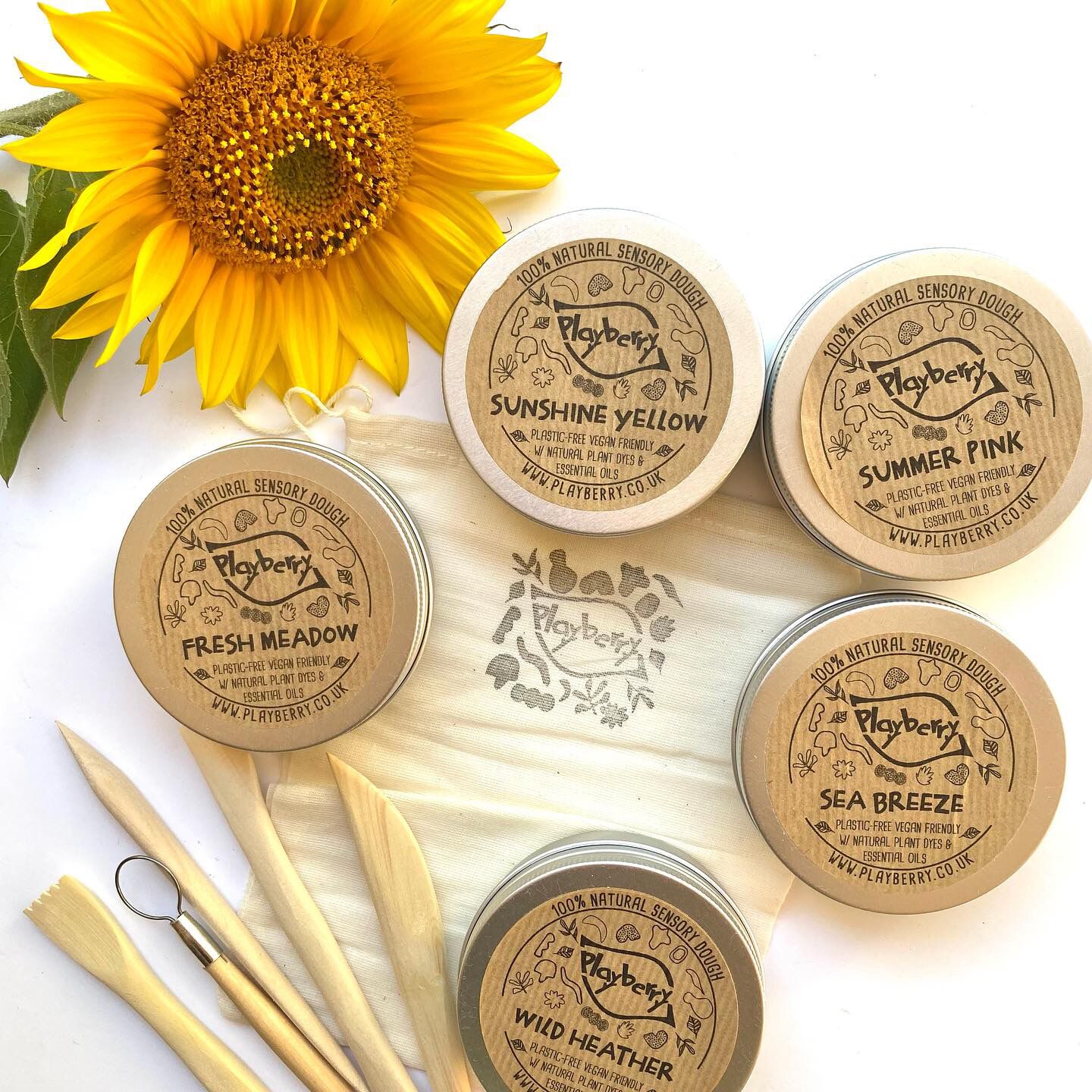 summer collection playdough labels
